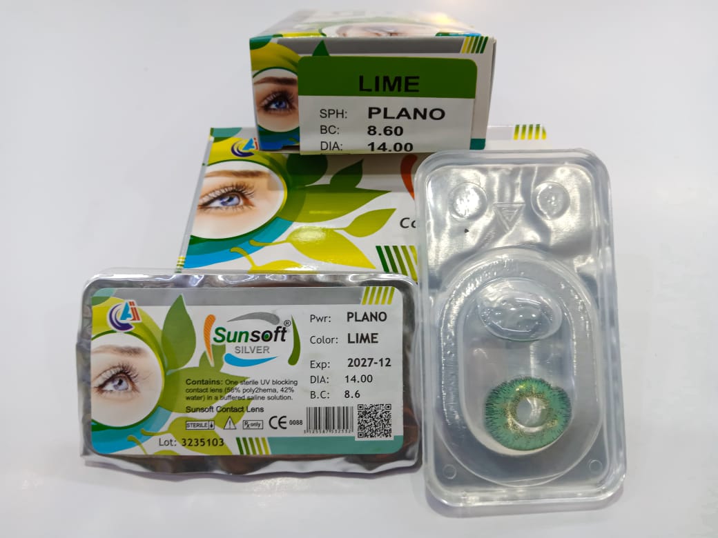 Medicated lenses for sensitive eyes