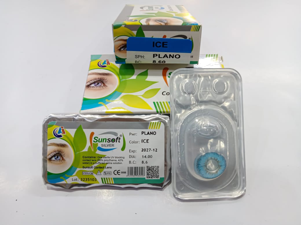 Medicated lenses for sensitive eyes